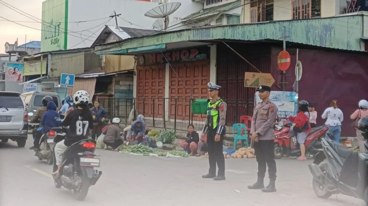 Satlantas Polres Nias Gelar Pos Padat Siang