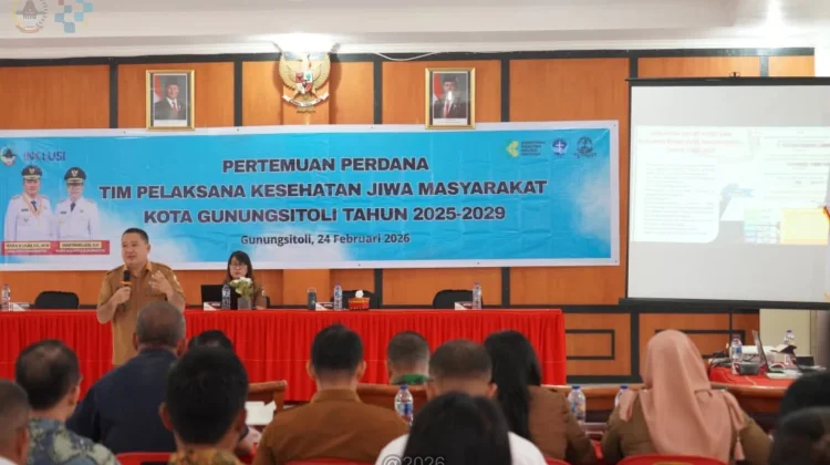 Rapat Perdana Tim Pelaksana Kesehatan Jiwa Masyarakat di Kota Gunungsitoli