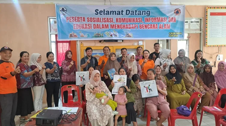 Sosialisasi KIE Daerah Rawan Bencana di Kelurahan Ilir, Ini Peranan Kaum Ibu