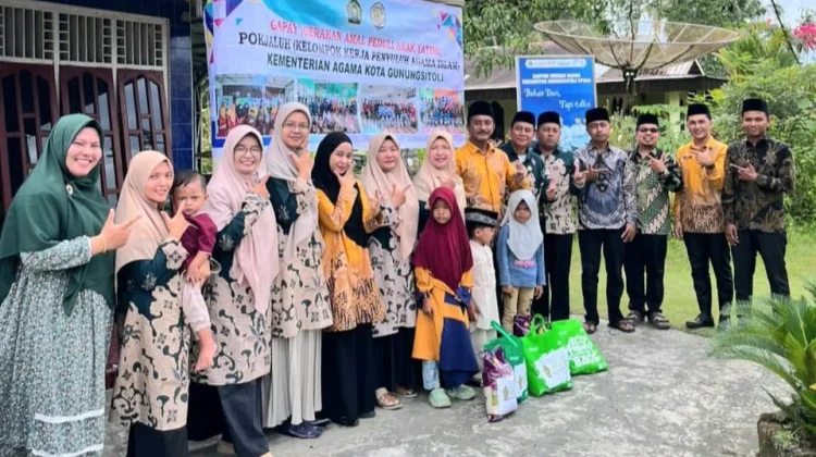Ramadhan Berkah,Pokjaluh Santuni Anak Yatim di Gunungaitoli Utara