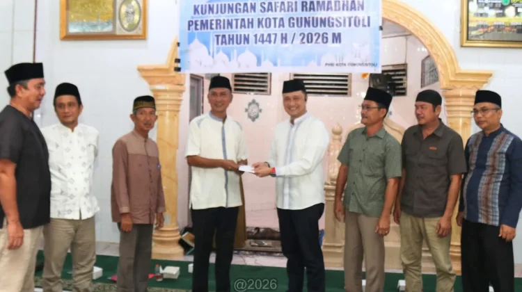 Sekda Gunungsitoli Pimpin Safari Ramadhan di Gunungsitoli Utara