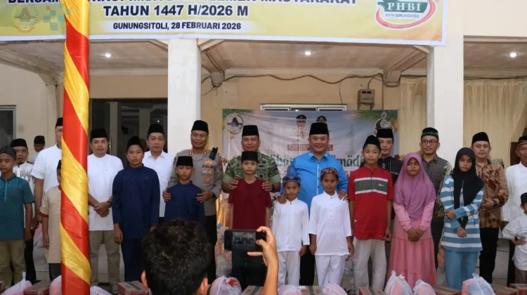 Pemko Gunungsitoli Gelar Buka Puasa, Penyantunan Anak Yatim dan Janda