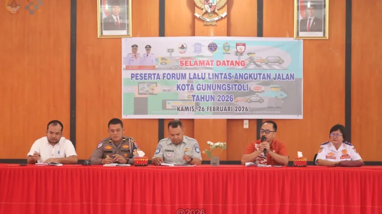 Wawako Gunungsitoli Buka Kegiatan Forum Lalu Lintas dan Angkutan Jalan 2026