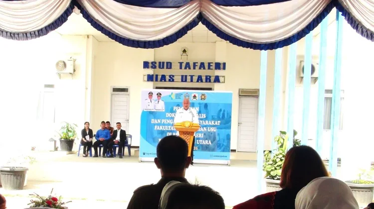 Dokter Spesialis USU mulai bertugas di RSUD Tafaeri Nias Utara