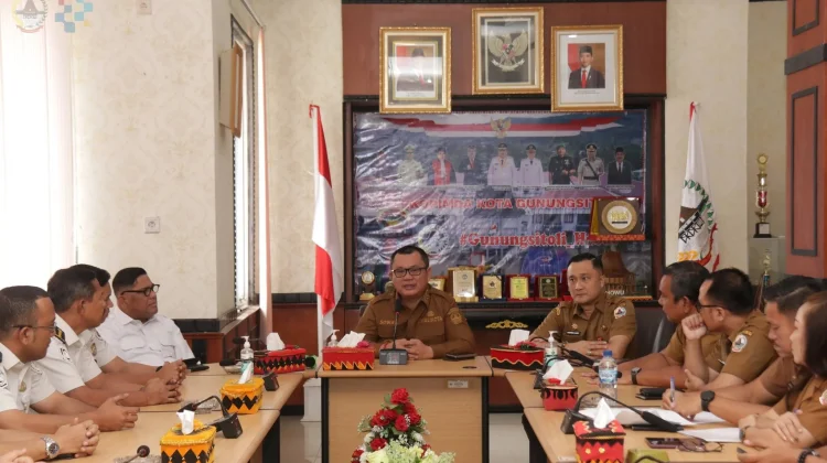Wali Kota Gunungsitoli Terima Kunjungan Kerja Kakanwil Ditjenim Sumut