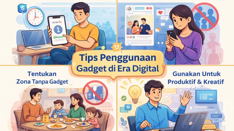 Tips Penggunaan Gedget di Era Digital : Produktif tanpa Distraksi