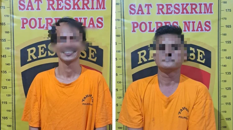 Polres Nias Tahan Dua Tersangka Dugaan Kasus Pemerasan di Kantor DPRD