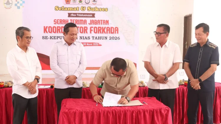 Serah Terima Jabatan Koordinator FORKADA Se-Kepulauan Nias