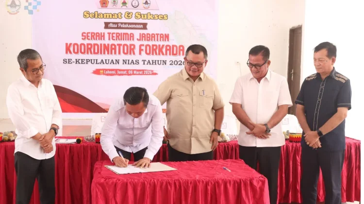 Serah Terima Jabatan Koordinator FORKADA Se-Kepulauan Nias
