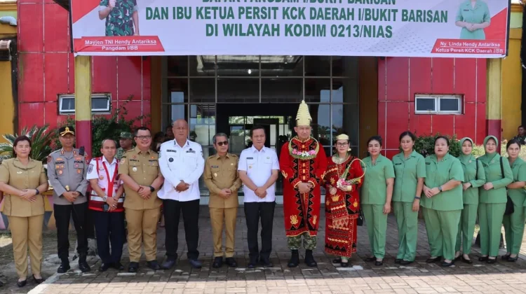 Kapolres Nias Sambut Kedatangan Pangdam I/Bukit Barisan