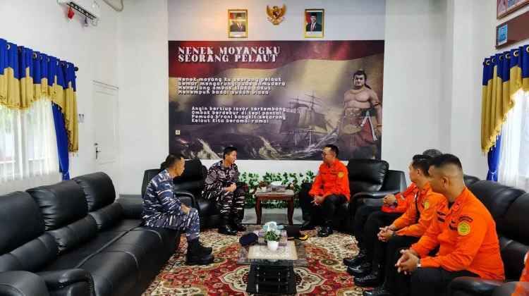Basarnas Nias Koordinasi dengan Danlanal Sibolga