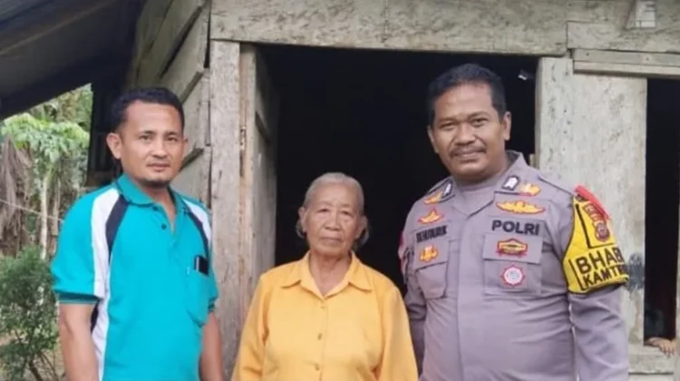 Brigpol Johardi Hutauruk Berikan Tali Asih kepada Warga Lansia