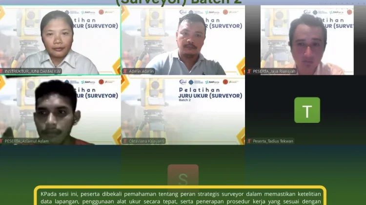 Yayasan Gozena Bangkit Berkarya Gelar Pelatihan Juru Ukur (Surveyor)