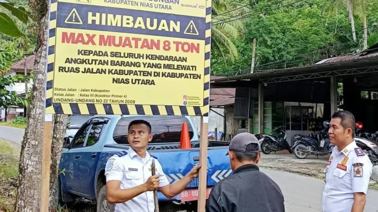 Himbauan ODOL: Jangan Lewati Jalan Kabupaten Nias Utara