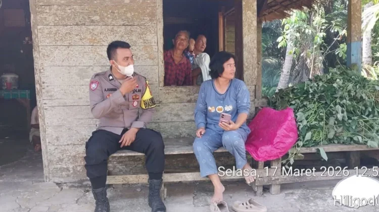 Polsek Alo'oa Gelar DDS di Desa Hiligodu Ulu