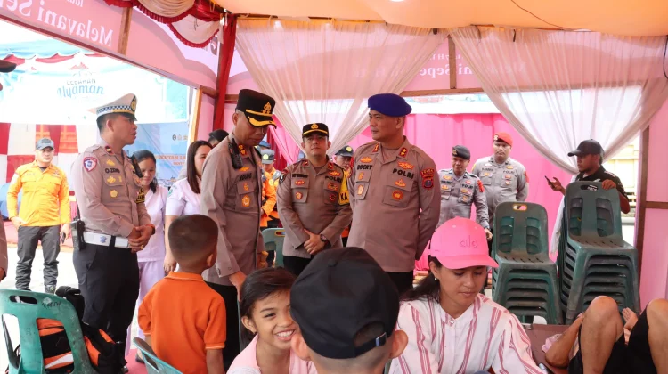 Pamatwil Cek Sejumlah Pos Ops Ketupat Toba 2026 di Wilayah Polres Nias