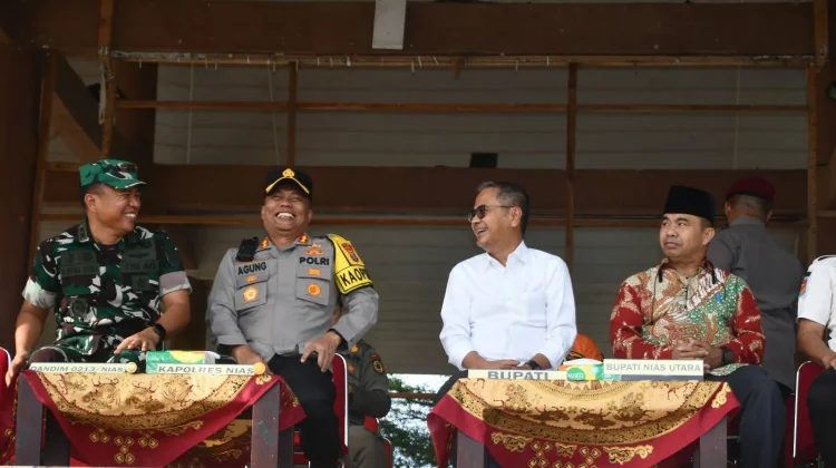 Asisten Administrasi Umum Nias Utara Hadiri Apel Kesiapan Pelayan Idul Fitri