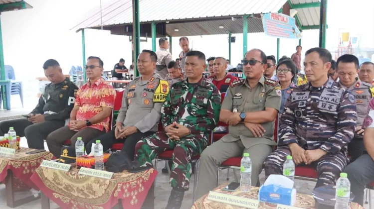 Kapolres Nias Bersama Forkopimda Ikuti Anev Kamtibmas Secara Virtual