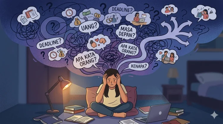 Overthinking setelah Lebaran: Kenapa Perasaan Jadi Lebih Rentan?