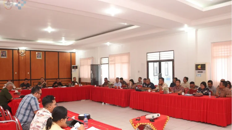Sekda Kota Gunungsitoli Pimpim Rapat Koordinasi Trantibum