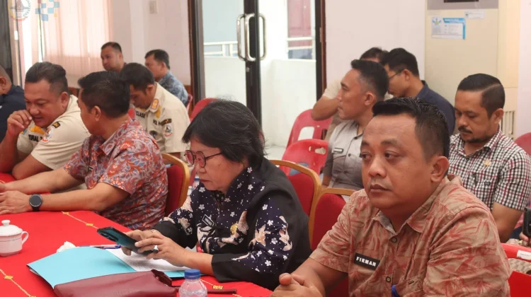 Sekda Kota Gunungsitoli Pimpim Rapat Koordinasi Trantibum