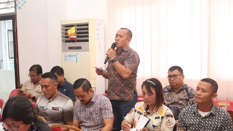 Sekda Kota Gunungsitoli Pimpim Rapat Koordinasi Trantibum