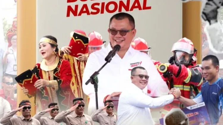 Walikota Sowa'a Laoli Hadiri Closing Bulan K3 Nasional