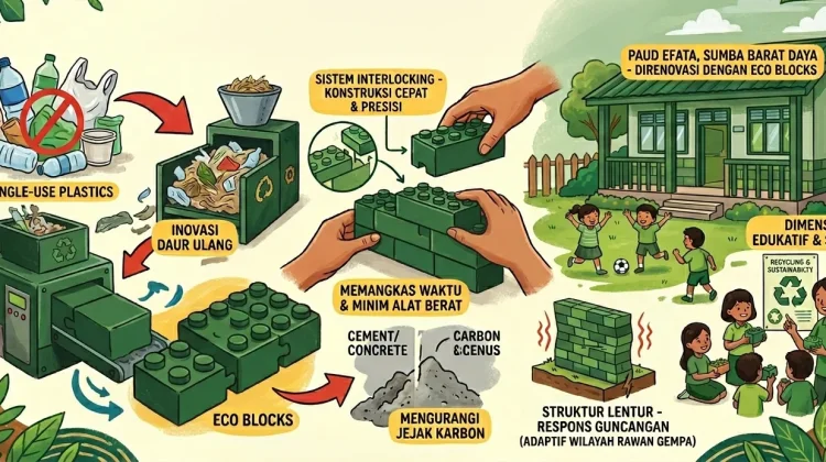 Inovasi Bangunan Modular dari Plastik Daur Ulang
