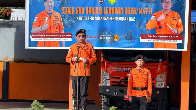 Apel Penutupan Siaga SAR Lebaran 1447 H di Kantor SAR Nias