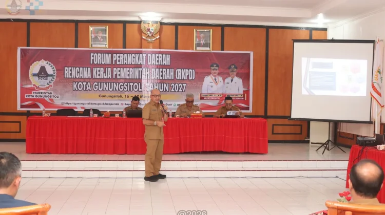 Wakil Wali Kota Gunungsitoli Buka Forum Perangkat Daerah Tahun 2027