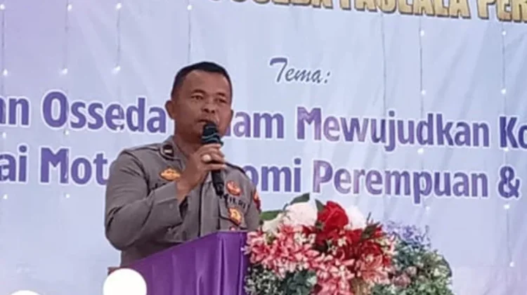 Polres Nias Hadir pada RAT Koperasi Konsumen OSSEDA Faolala Perempuan Nias