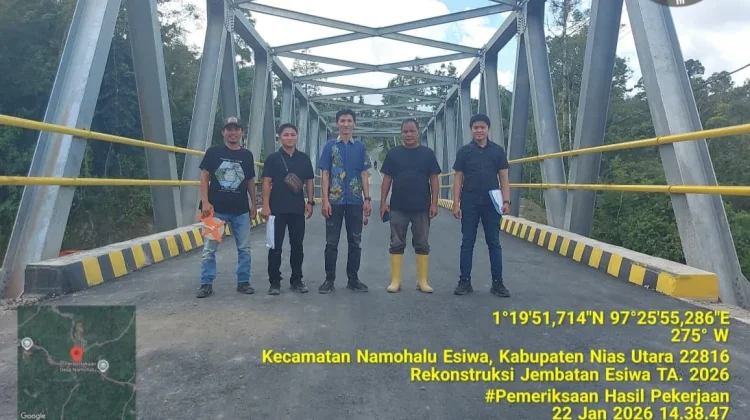 Proyek Penanganan Longsor di Nias Utara Rampung, Warga Apresiasi Pemerintah