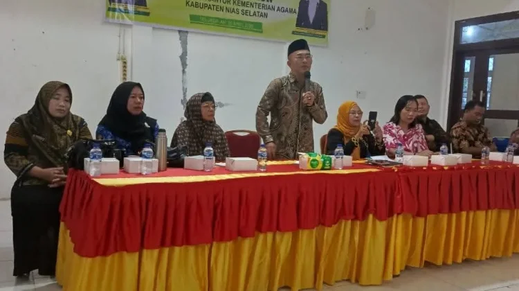 KUA Pulau-Pulau Batu, Hadiri Pembinaan ASN di Kemenag Nias Selatan