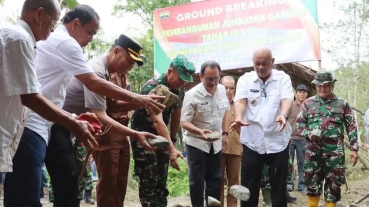 Kapolres Nias Hadiri Grounbreaking Pembangunan Jembatan Garuda