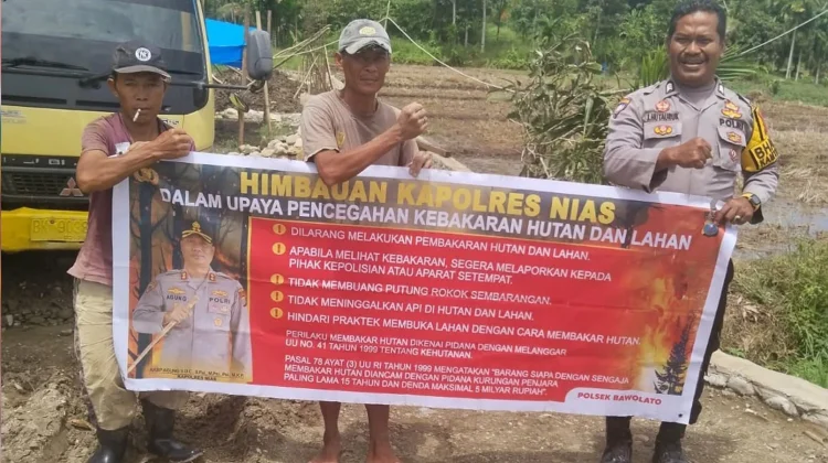 Polsek Bawalato Imbau Warga Cegah Karhutla