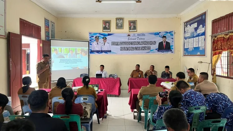 Sosialisasi DTSEN melalui Aplikasi SIKS-NG Digelar di Kecamatan Lotu