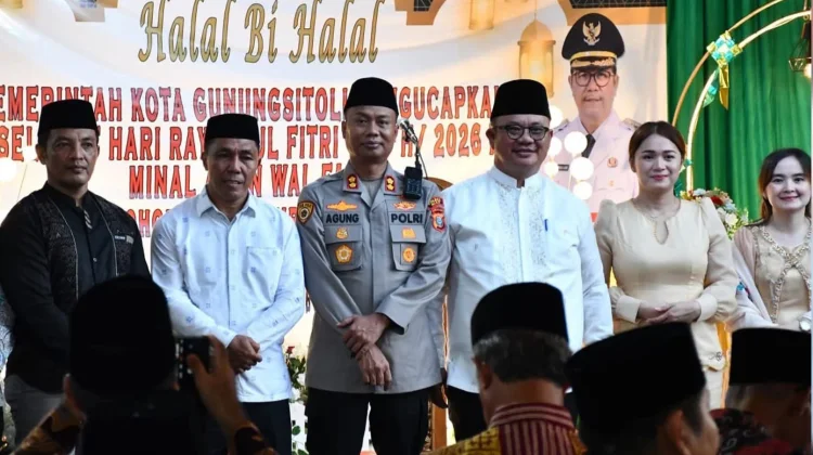Kapolres Nias Hadiri Halal Bi Halal Pemko Gunungsitoli