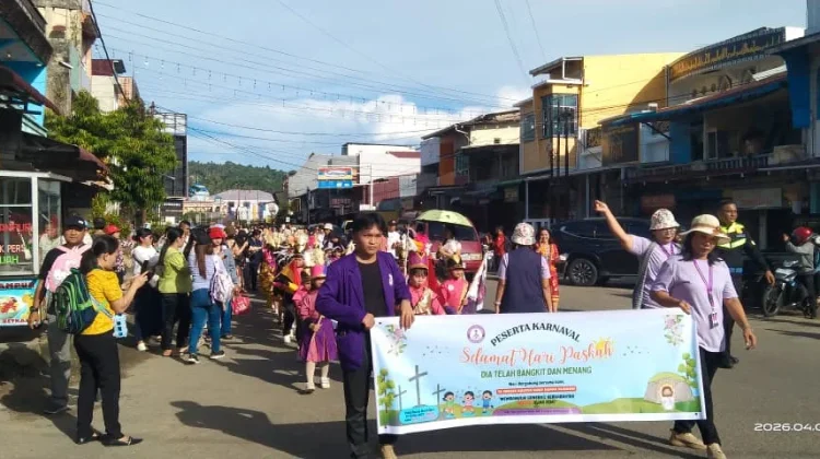 Karnaval Paskah TK Hannablindow BNKP Gunungsitoli