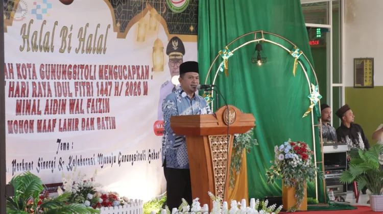 Wali Kota Gunungsitoli Hadiri Halal Bi Halal Bersama Masyarakat