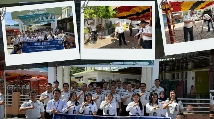 Lapas Gunungsitoli Laksanakan Bakti Sosial Semarakan HBP