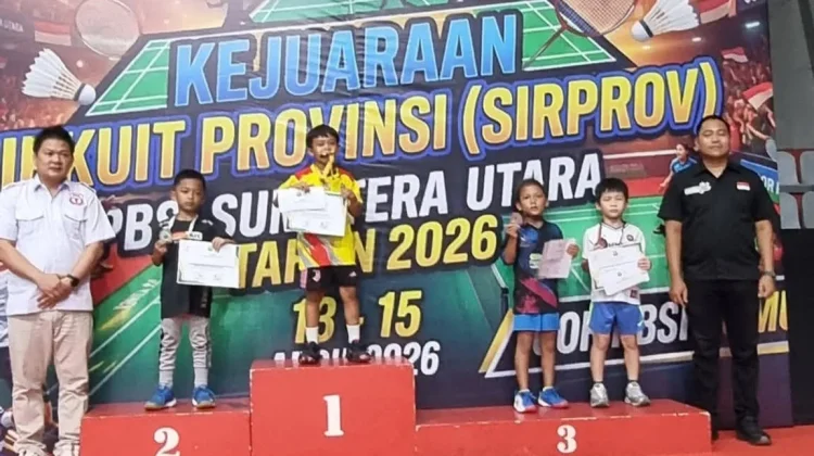 Ryoji Sarumaha Raih Perunggu di Sirprov PBSI Sumut