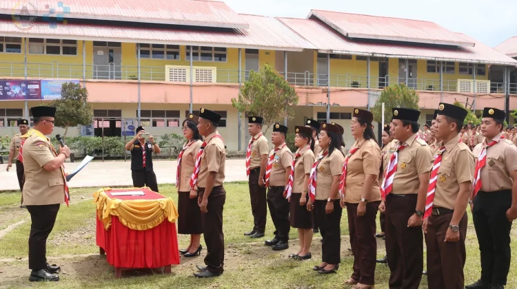 Ketua Kwarcab Gunungsitoli Resmi Kukuhkan Majelis Pembimbing dan Gugus Depan