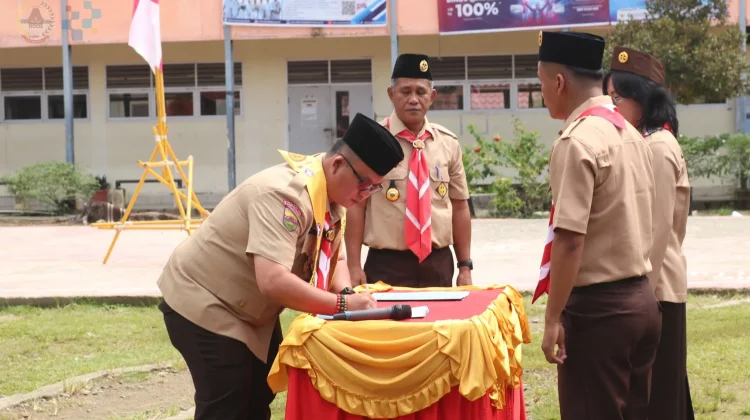 Ketua Kwarcab Gunungsitoli Resmi Kukuhkan Majelis Pembimbing dan Gugus Depan