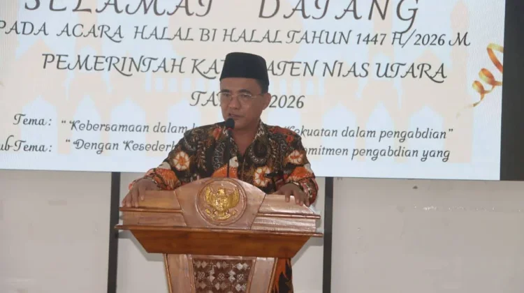 Kepala Kemenag Nias Utara: Halal Bihalal Bukti Empati Pemkab Jaga Kerukunan