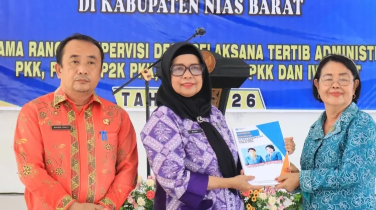 Tim Penggerak PKK Provsu Gelar Supervisi di Kabupaten Nias Barat