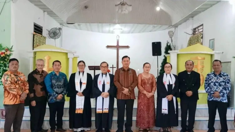 BNKP La’owi Resmi Lantik Pendeta Baru, Perkuat Pelayanan Jemaat