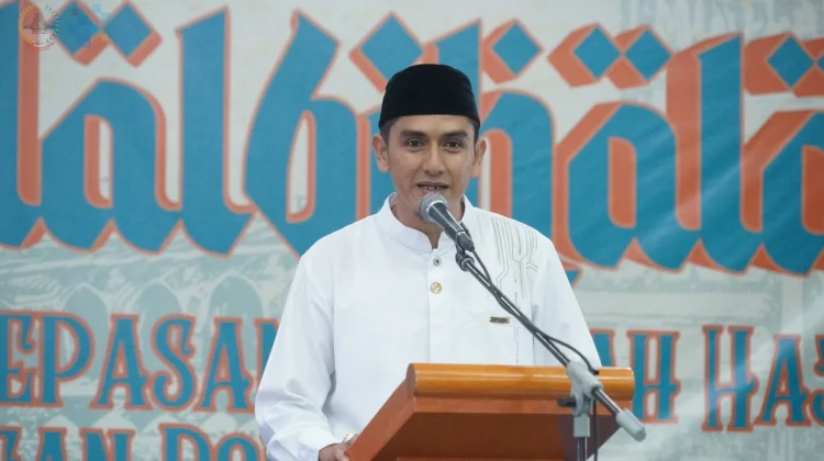 Wali Kota Gunungsitoli Serukan Kepedulian saat Halal Bihalal dan Pelepasan Haji
