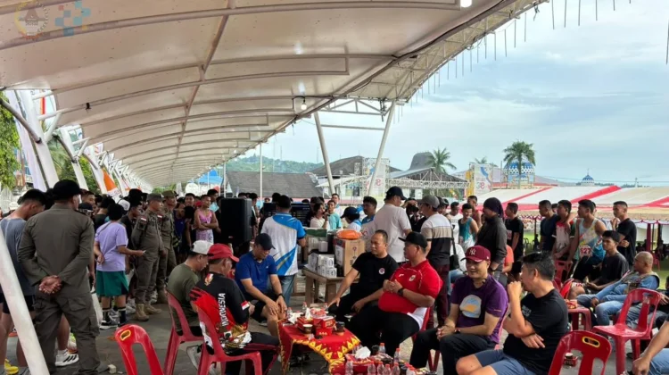 Semarak HUT 348, Wali Kota Gunungsitoli Lepas Peserta Run