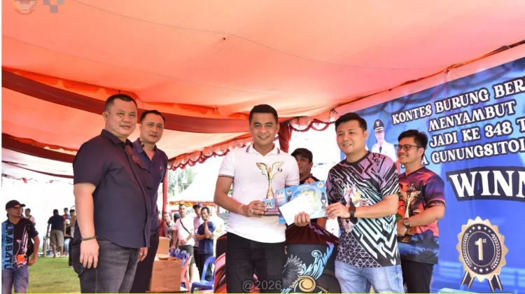 Kicau Mania Ramaikan HUT ke-348 Gunungsitoli