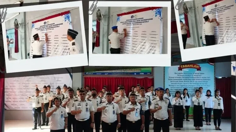 Lapas Gunungsitoli Gelar Penandatanganan Ikrar Zero Narkoba dan Handphone